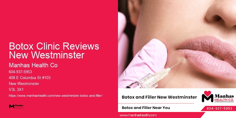 Botox expert consultation Botox Clinic Reviews New Westminster