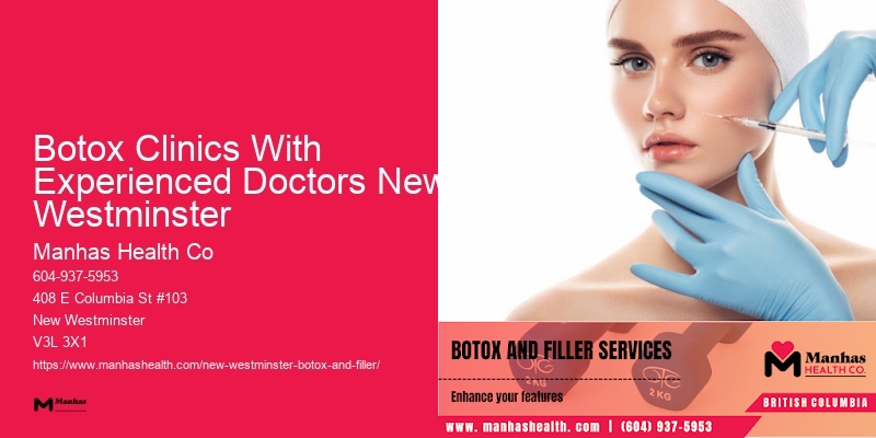 Botox for jawline slimming Botox Clinics With Experienced Doctors New Westminster