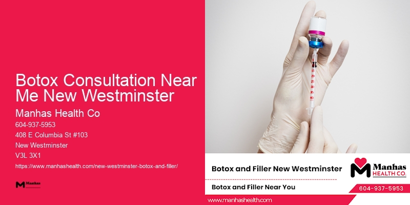 Botox treatment consultation Botox Consultation Near Me New Westminster