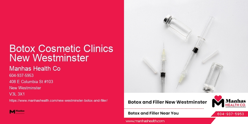 Botox for upper face wrinkles Botox Cosmetic Clinics New Westminster