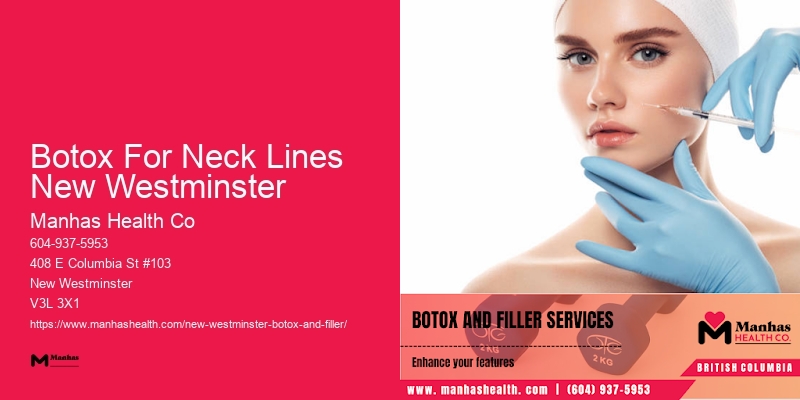 Botox deals and offers Botox For Neck Lines New Westminster