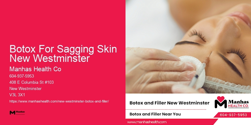 Botox for jawline slimming Botox For Sagging Skin New Westminster