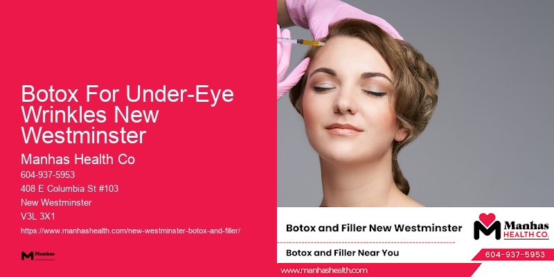 Botox clinic specials Botox For Under-Eye Wrinkles New Westminster
