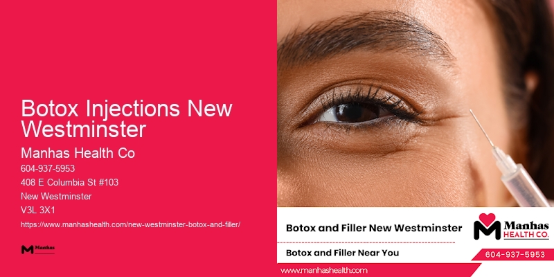 Botox for facial fine lines treatment Botox Injections New Westminster