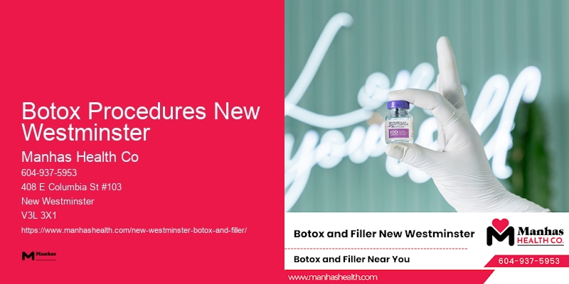 Botox for excessive sweating Botox Procedures New Westminster