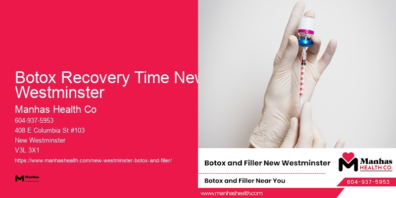 Effective Botox treatment plans Botox Recovery Time New Westminster