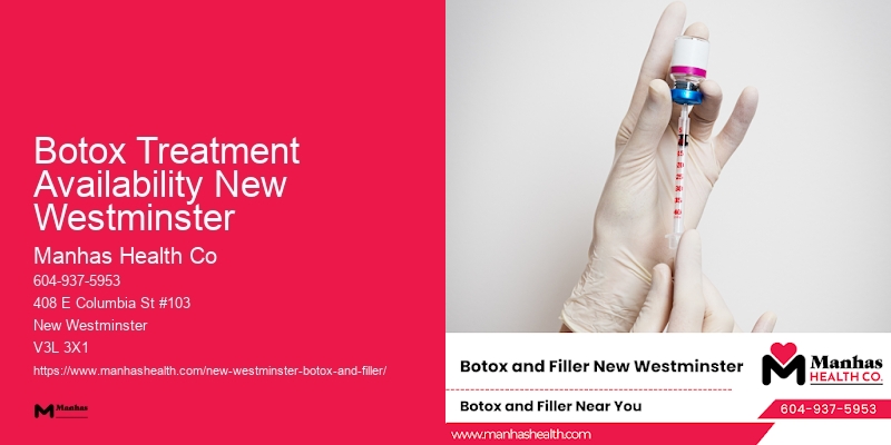 Botox for fine lines Botox Treatment Availability New Westminster