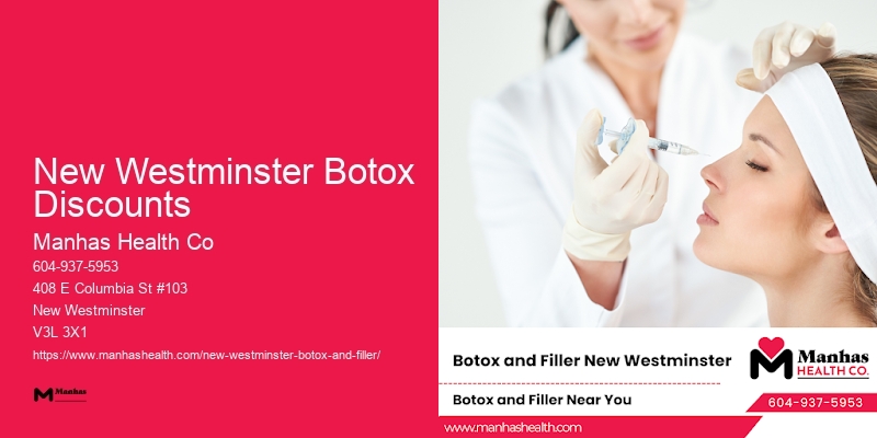 Botox for sagging skin New Westminster Botox Discounts