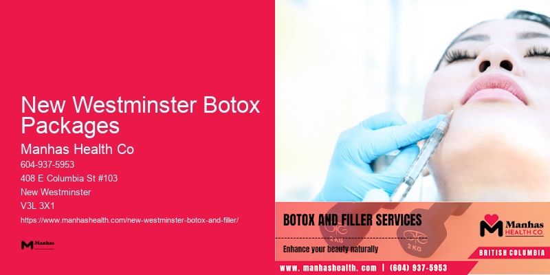 Botox cosmetic services New Westminster Botox Packages
