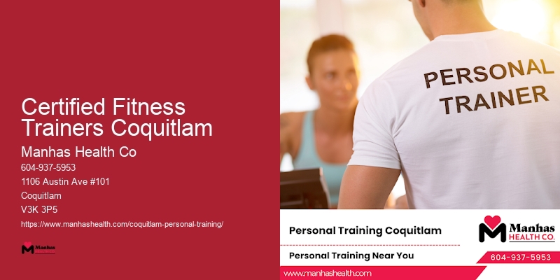 Virtual Personal Training Certified Fitness Trainers Coquitlam