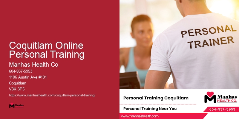 Best Personal Trainers Coquitlam Online Personal Training