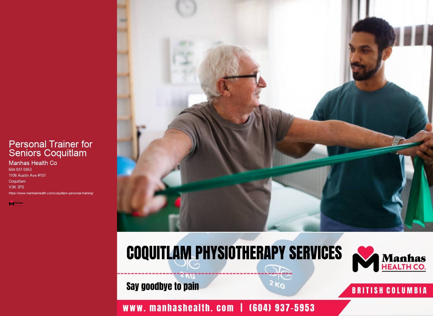 Personal Trainers With Flexible Hours Personal Trainer for Seniors Coquitlam