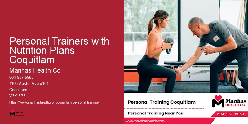 Personal Trainers with Nutrition Plans Coquitlam Personal Trainer for Functional Training
