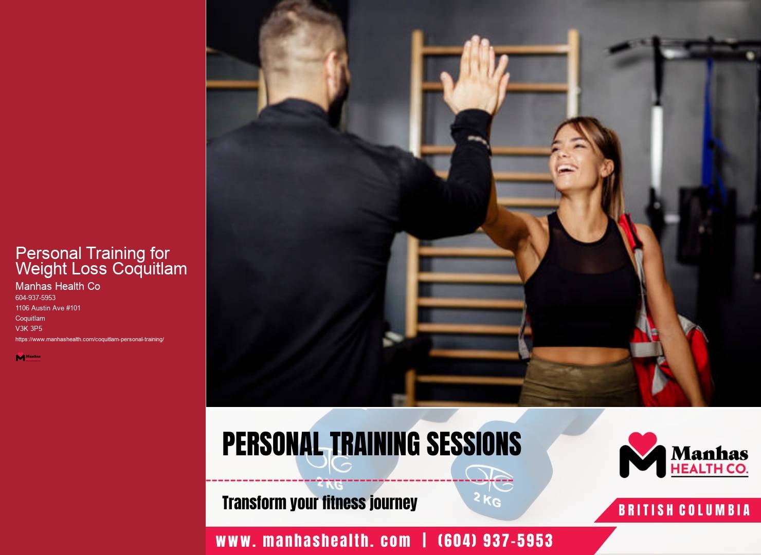 Personal Training for Weight Loss Coquitlam Fitness and Nutrition Coaching