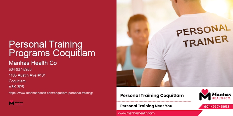 Best Personal Training Programs Coquitlam Trainers for Fitness Goals