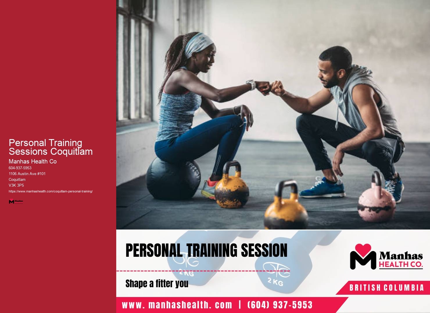 Personal Trainers Specializing in Injury Recovery Personal Training Sessions Coquitlam