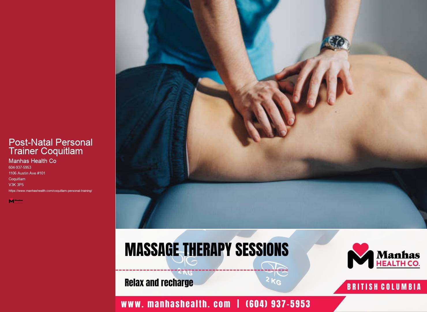 Personal Training and Rehabilitation Programs Post-Natal Personal Trainer Coquitlam