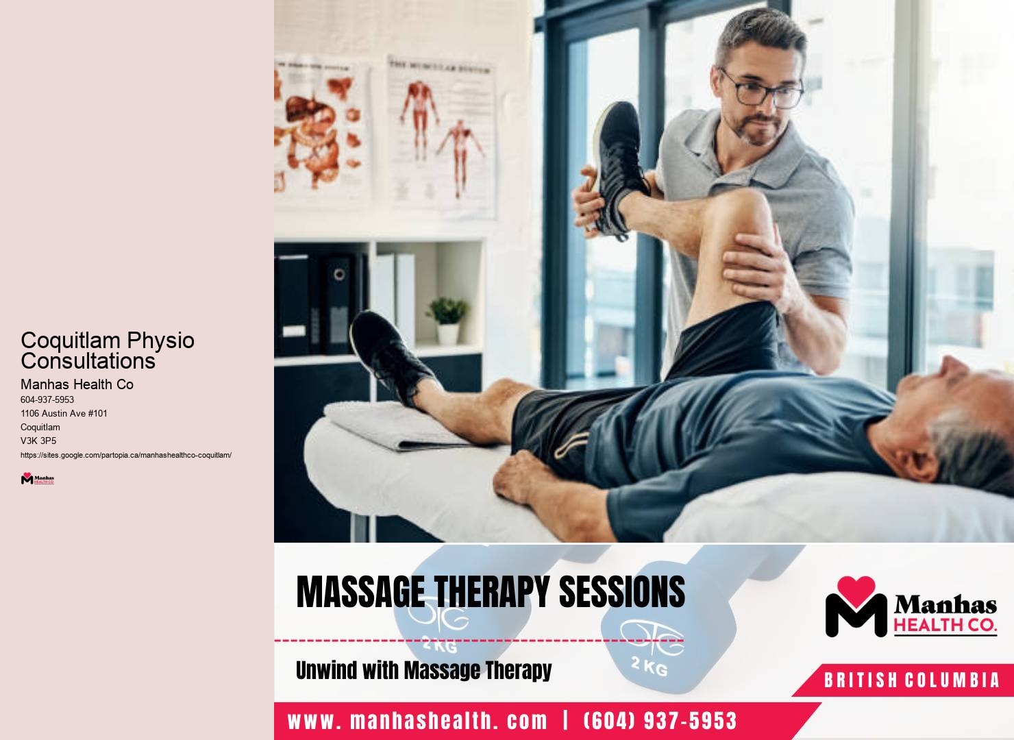 Affordable Physiotherapist Coquitlam