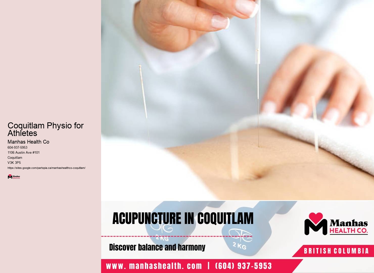 Coquitlam Back Pain Physiotherapy