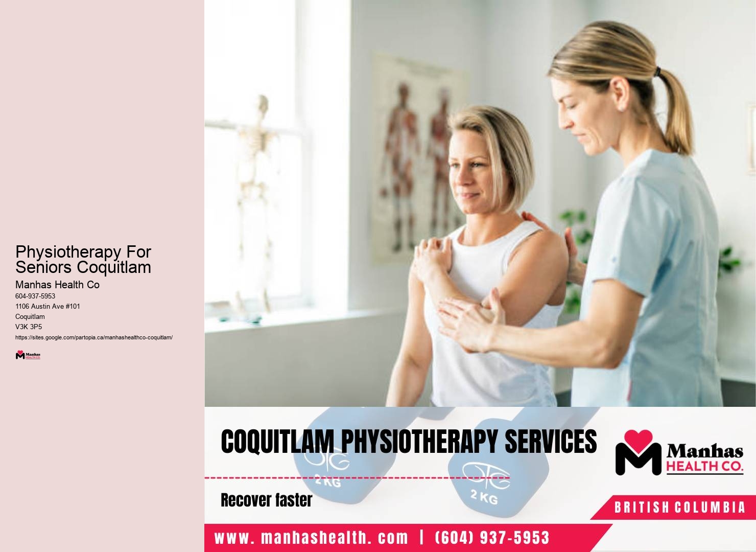 Coquitlam Physical Therapy for Seniors