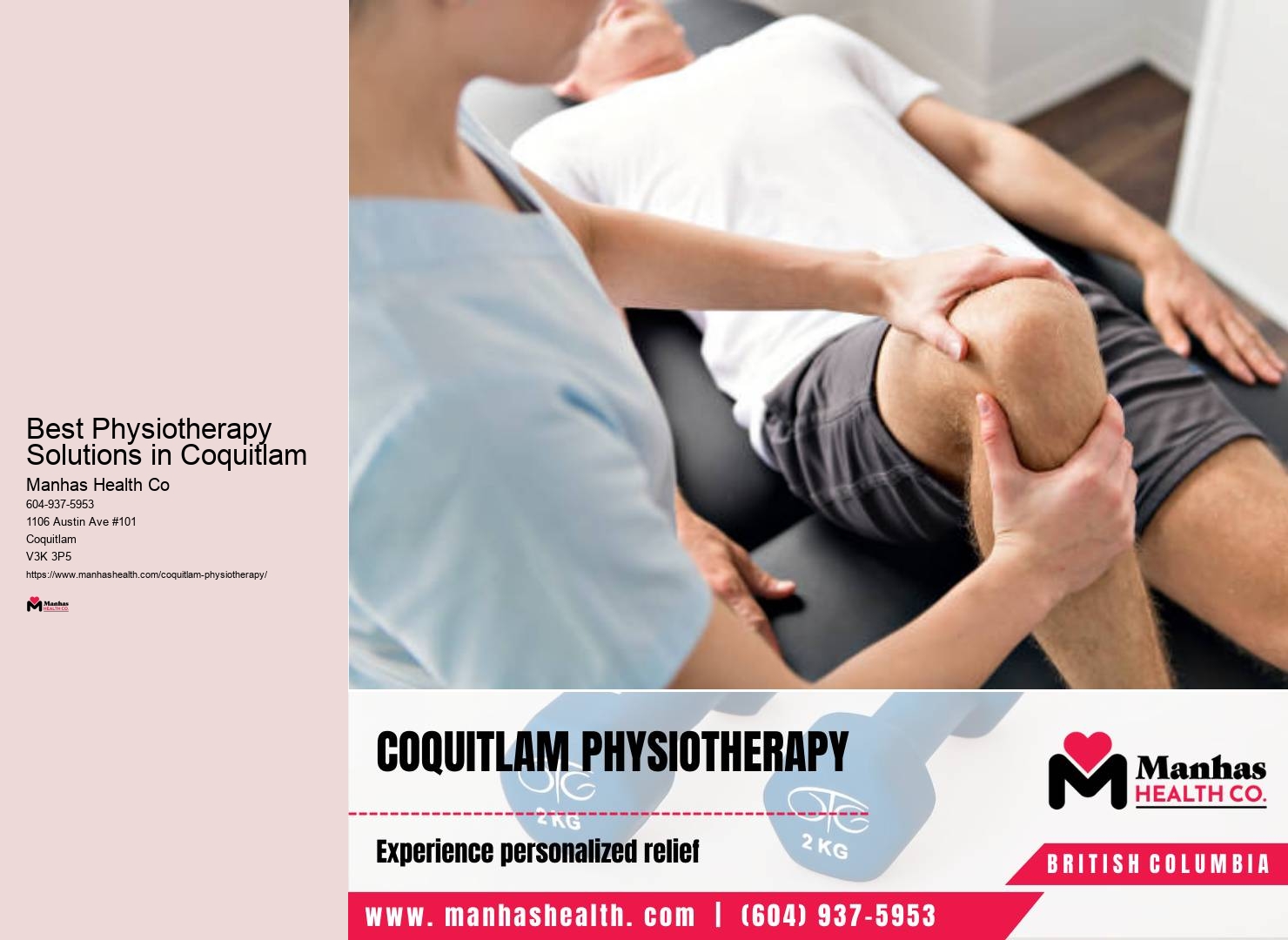 Manual Therapy Physiotherapy Coquitlam