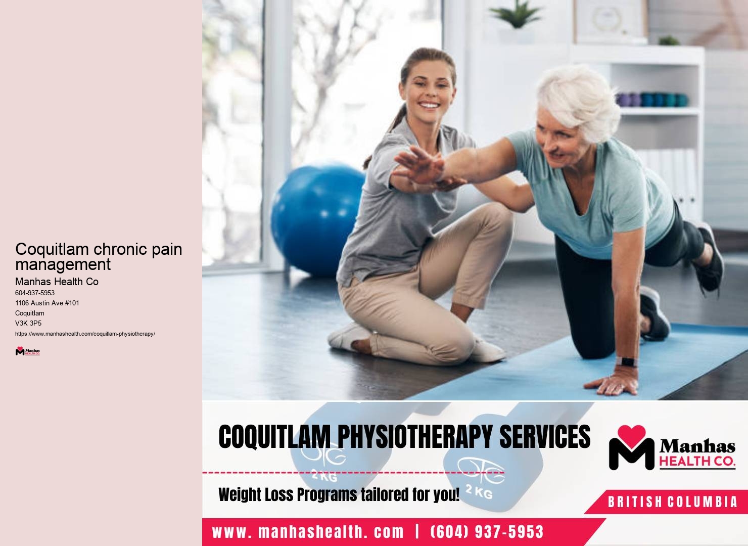 Coquitlam sports injury rehab classes