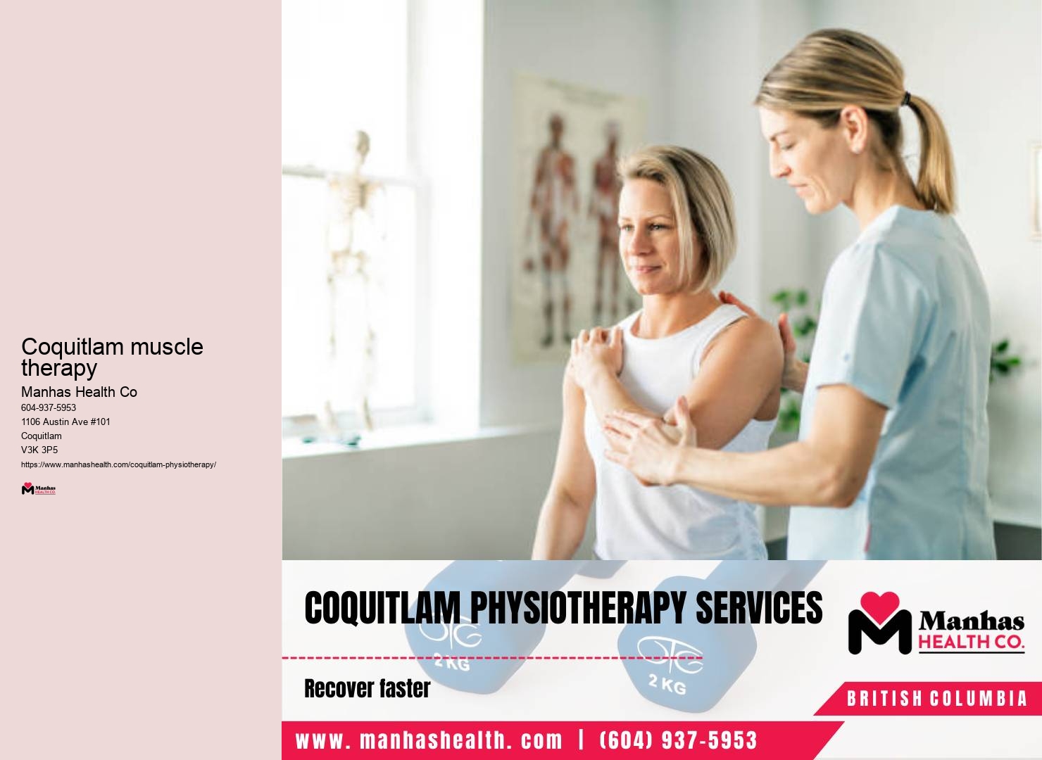 Physiotherapy for Bursitis Coquitlam BC