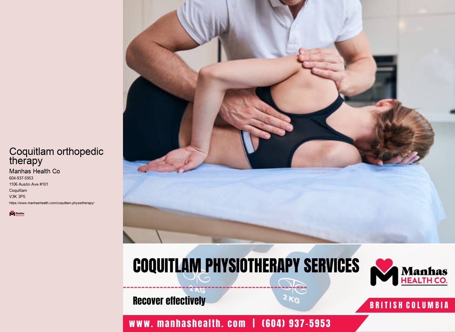 Coquitlam orthopedic therapy