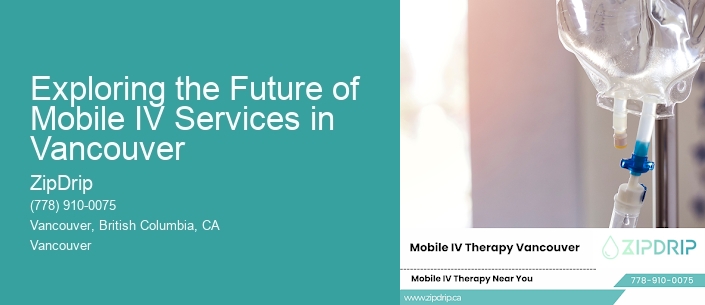 Exploring the Future of Mobile IV Services in Vancouver