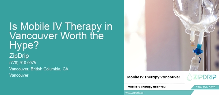 Is Mobile IV Therapy in Vancouver Worth the Hype?