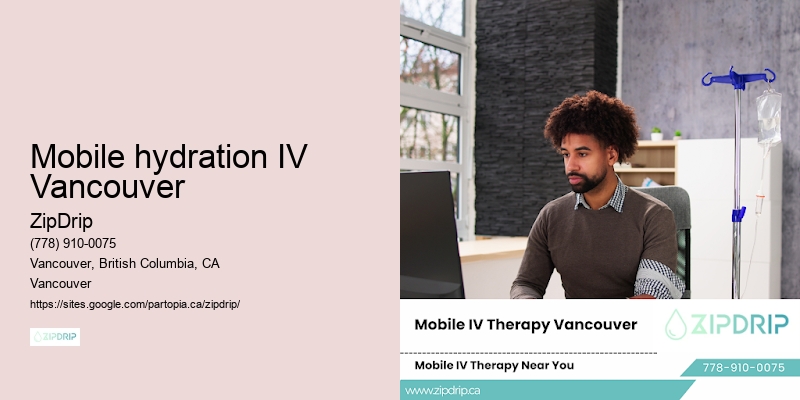 Mobile hydration IV Vancouver