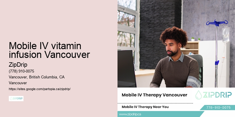 Mobile IV vitamin infusion Vancouver