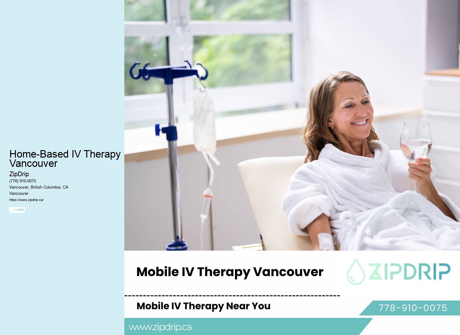 Fast Mobile IV Relief Home-Based IV Therapy Vancouver