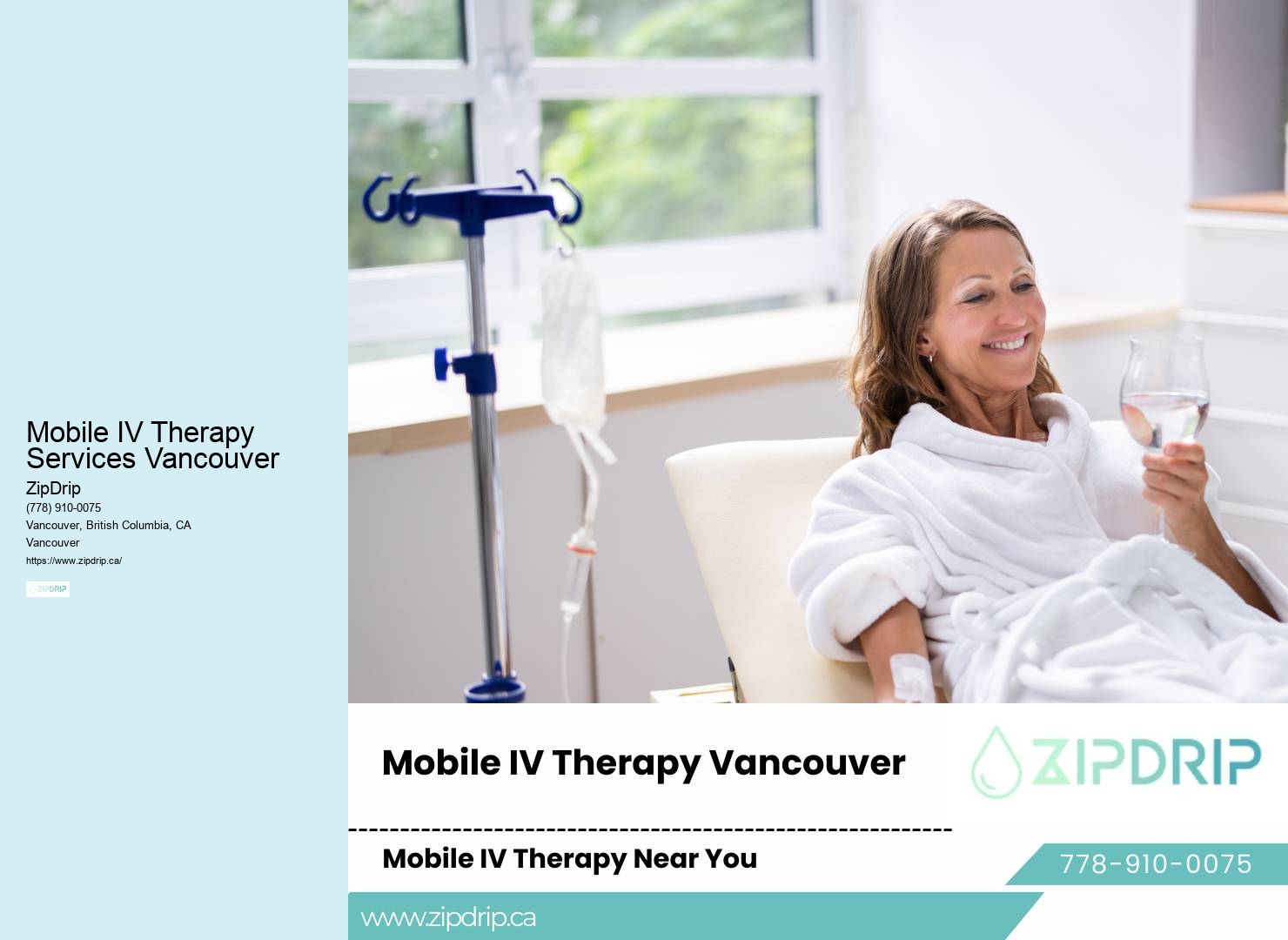 On-Demand Mobile IV Mobile IV Therapy Services Vancouver