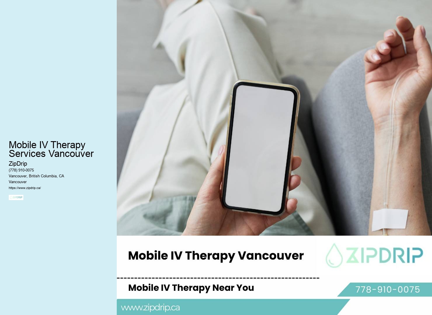 Mobile IV Therapy Services Vancouver IV Therapy for Athletes' Recovery