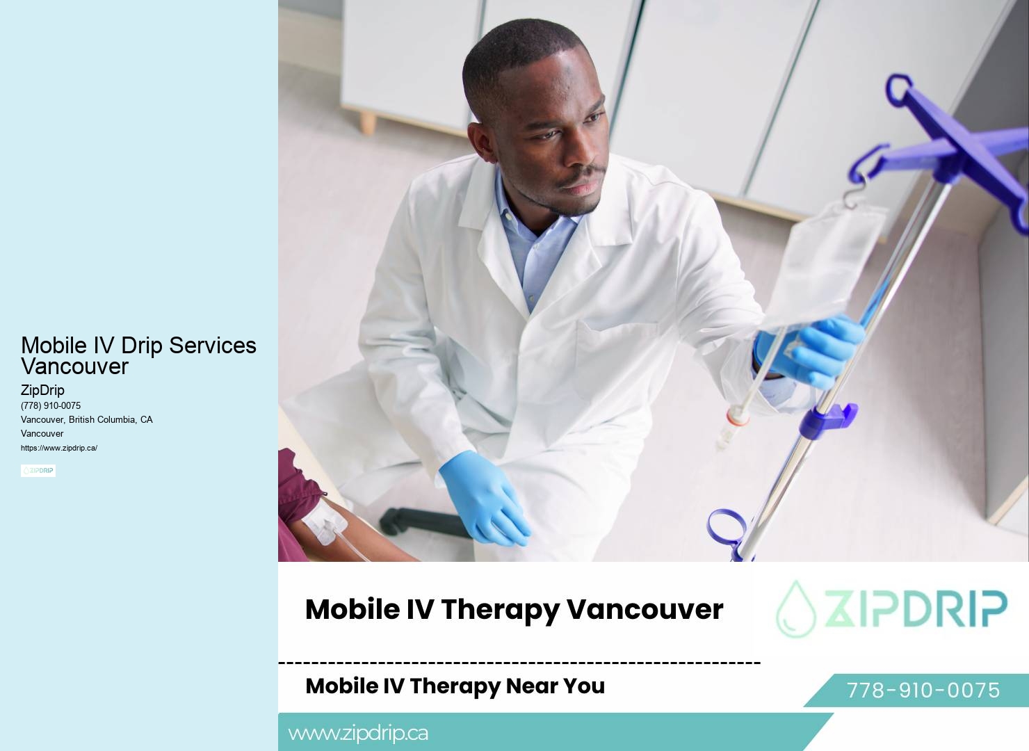 Mobile IV Health Mobile IV Drip Services Vancouver