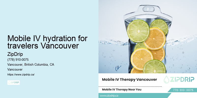 Mobile IV hydration for travelers Vancouver