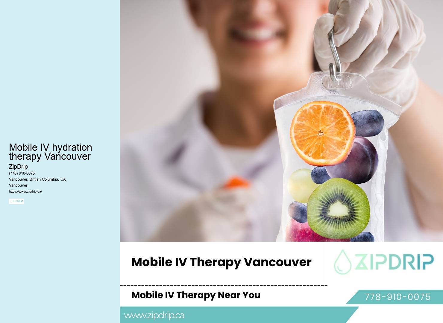 Post-Workout IV Recovery Mobile IV hydration therapy Vancouver