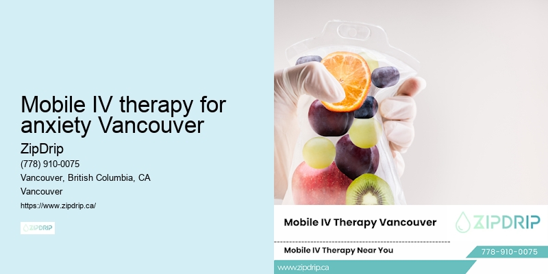 Mobile IV therapy for anxiety Vancouver