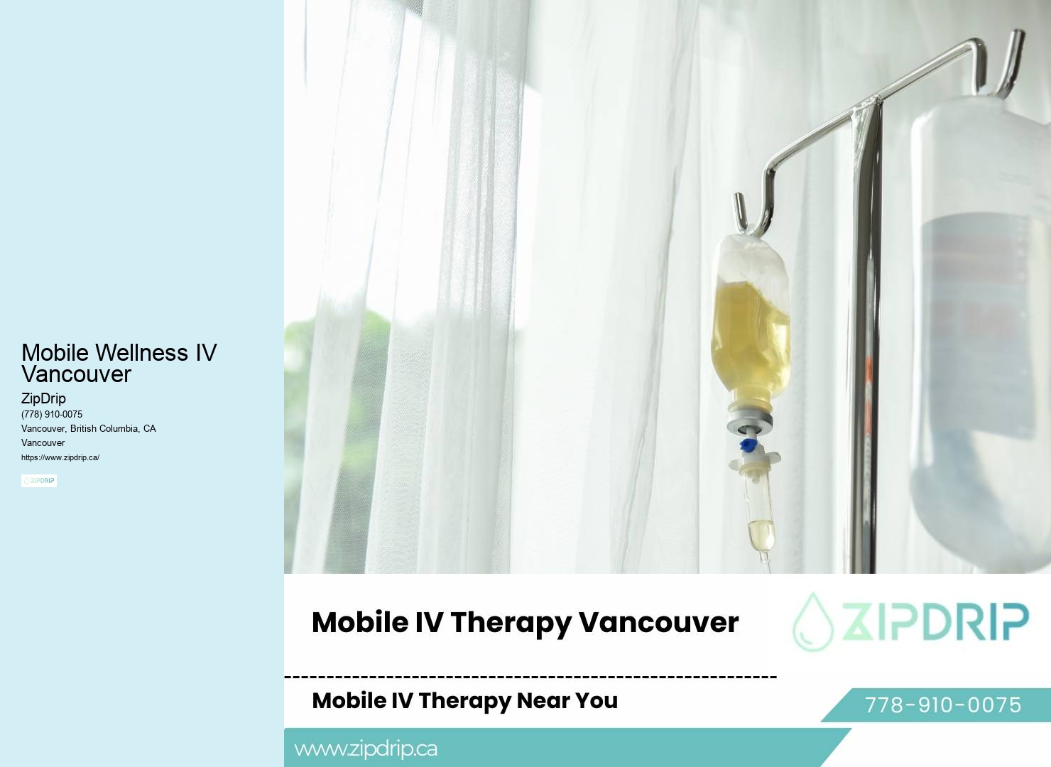 Joint Pain Relief IV Therapy Mobile Wellness IV Vancouver