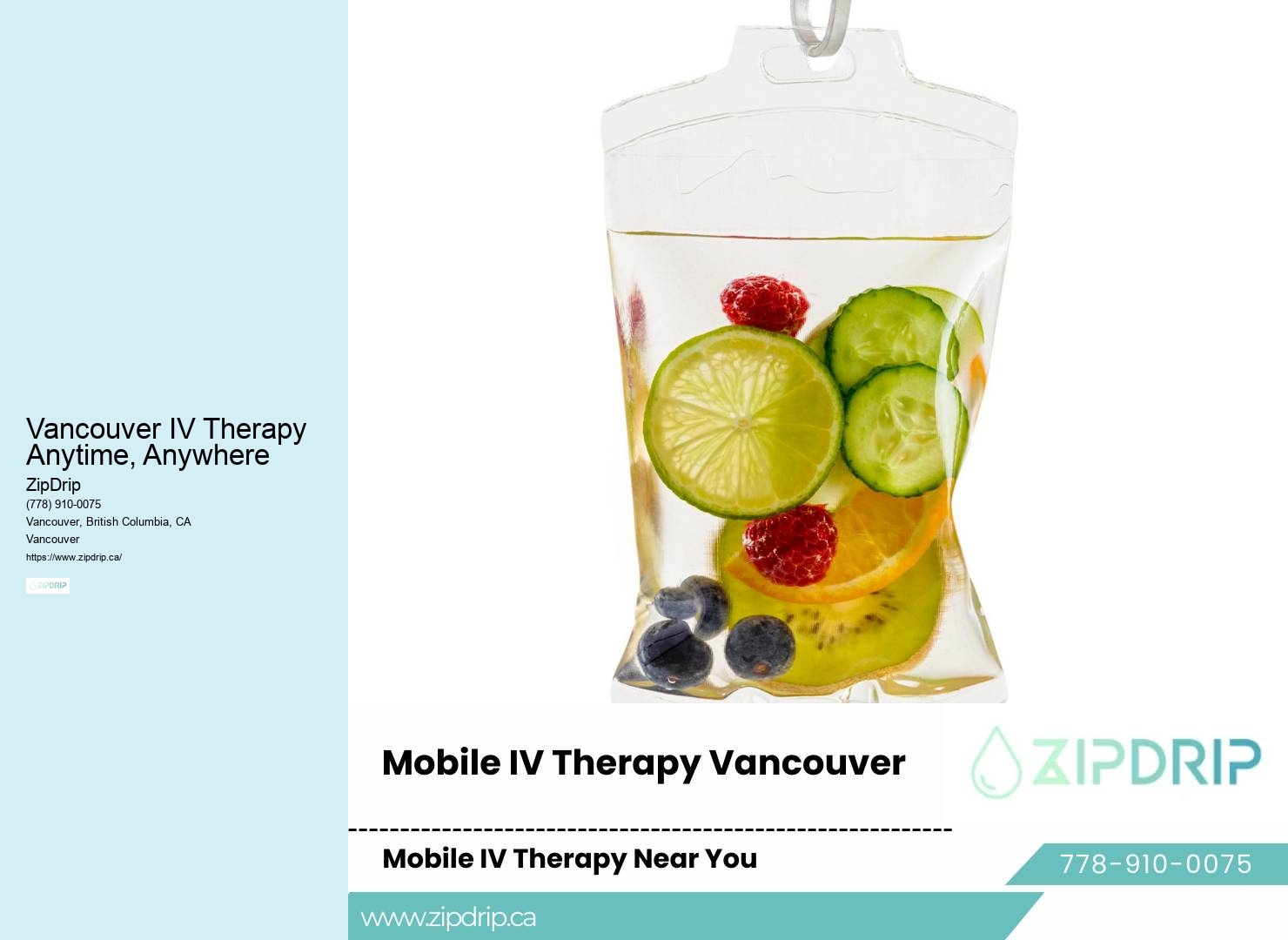 Mobile IV therapy for skin glow Vancouver IV Therapy Anytime, Anywhere