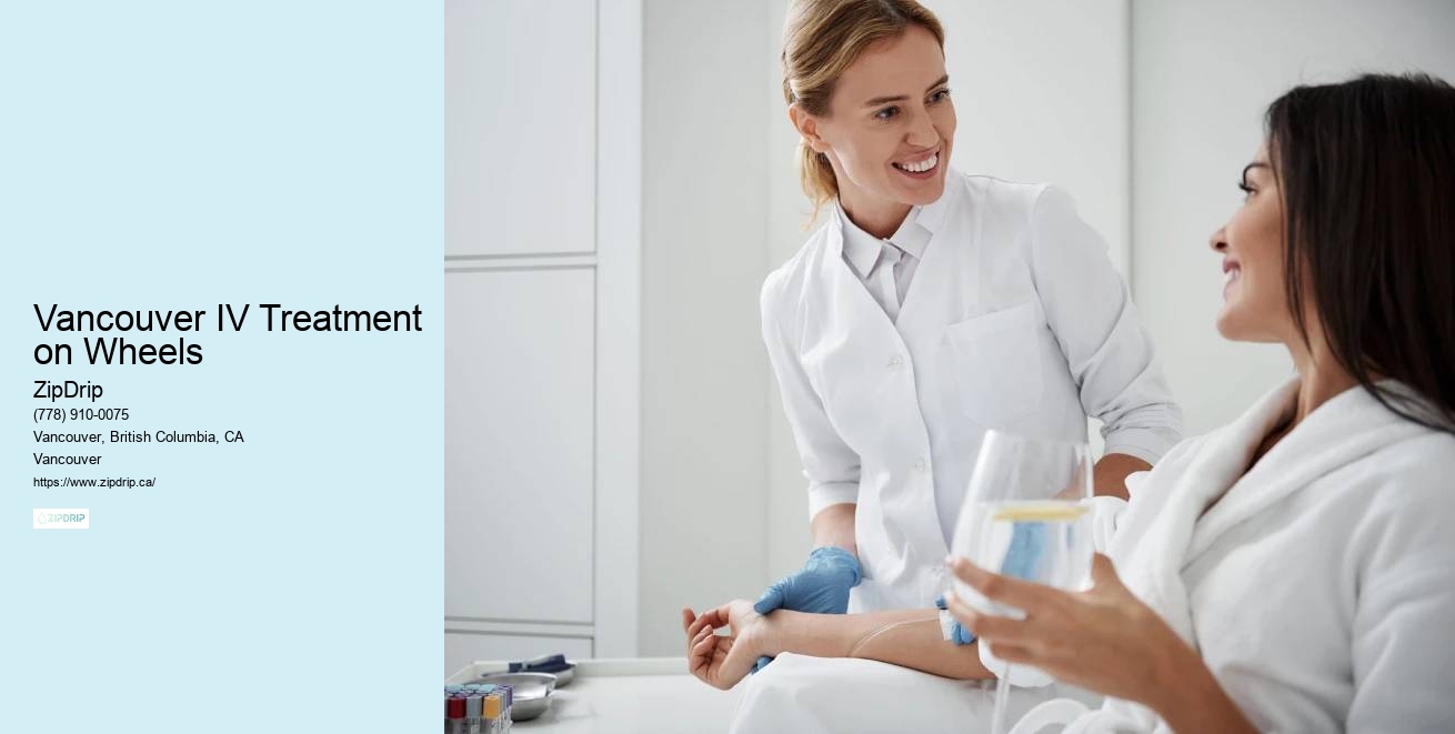 Convenient at-home IV therapy Vancouver IV Treatment on Wheels