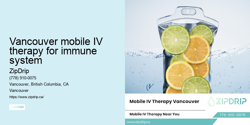 Vancouver mobile IV therapy for immune system