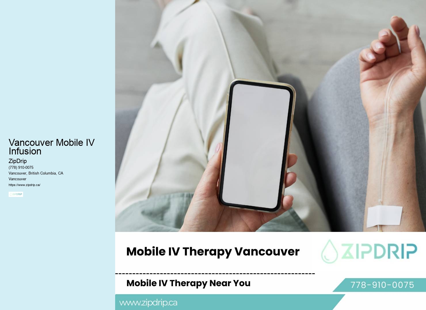 Mobile IV for Focus and Clarity Vancouver Mobile IV Infusion