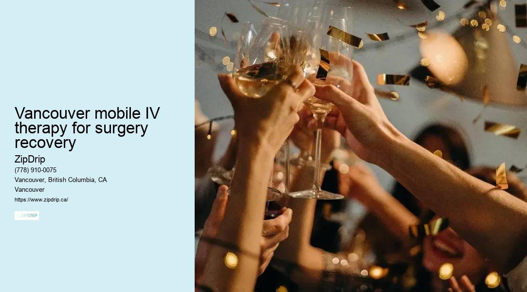 Vancouver mobile IV therapy for surgery recovery Mobile NAD+ IV Therapy