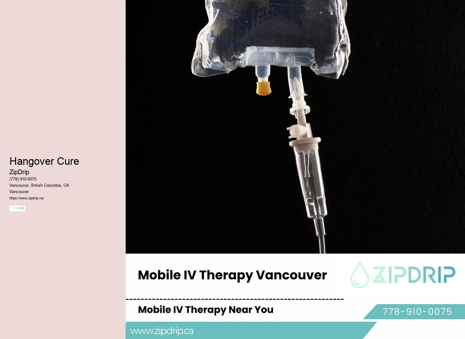 IV Therapy for Hangover Cure Near Me