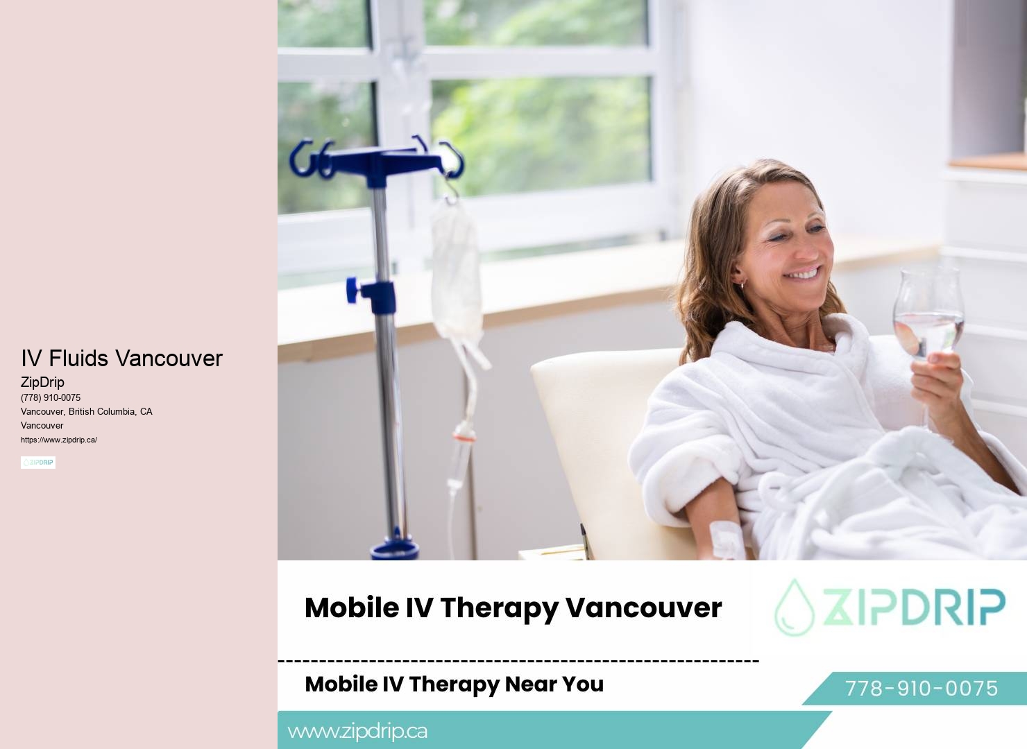 Vancouver IV Therapy for Hangover Relief and Recovery