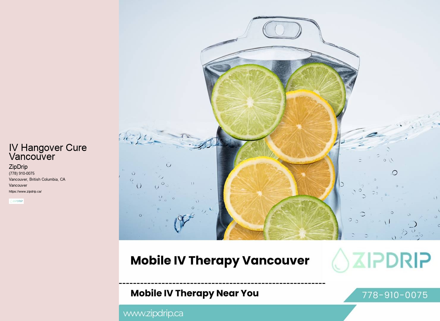 IV Therapy for Skin Rejuvenation Vancouver