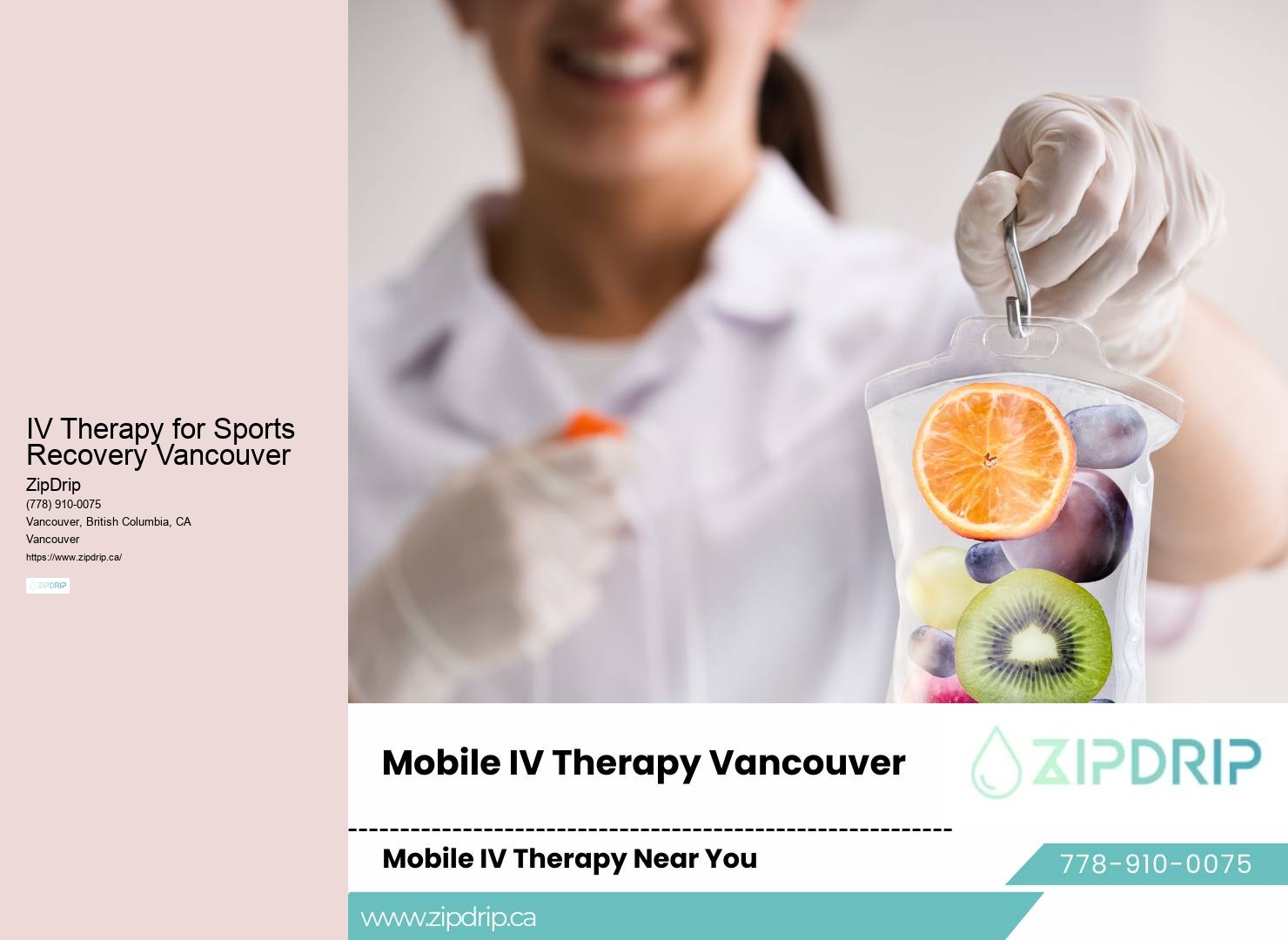 IV Therapy for Immune Support Vancouver