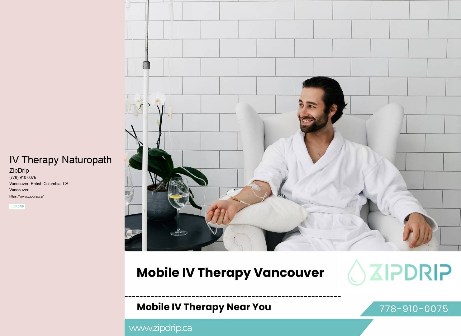 IV Therapy for Food Poisoning Vancouver